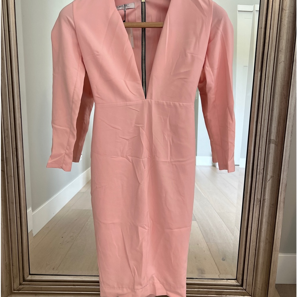 House of CB, XS, Peach-pink colored dress